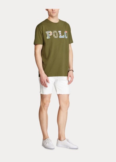 Polo Ralph Lauren Classic Fit Logo T Shirt Herre Danmark (RPDJS3790)